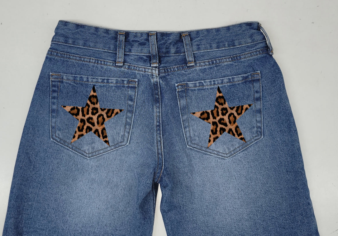 Jeans star print