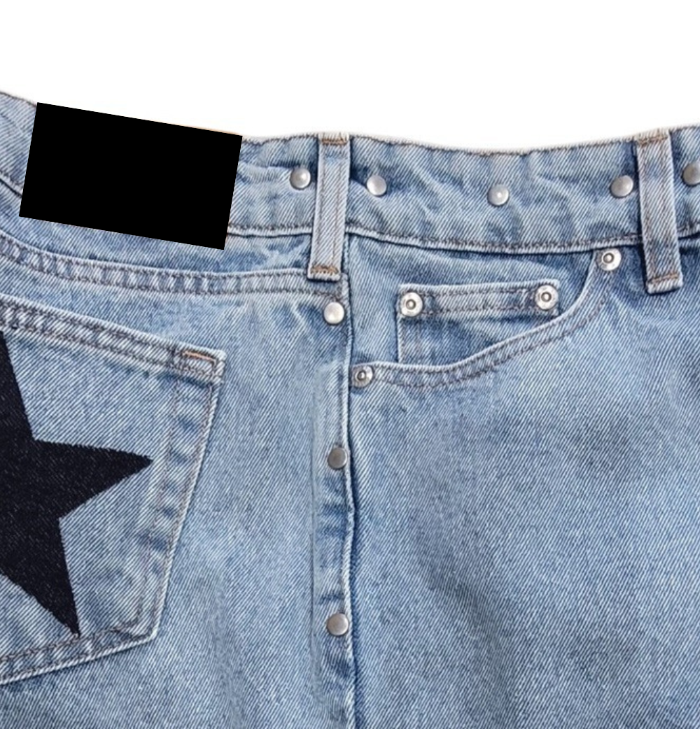 Jeans star tachuelas