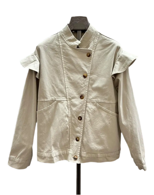 Chaqueta volantes