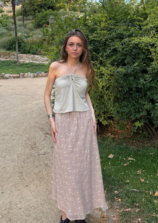 Falda midi